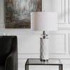 Uttermost Calia White Table Lamp By Casagear Home UT-28428-1