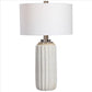 Uttermost Azariah White Crackle Table Lamp By Casagear Home