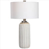 Uttermost Azariah White Crackle Table Lamp By Casagear Home