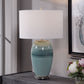 Uttermost Caicos Teal Table Lamp By Casagear Home UT-28437-1