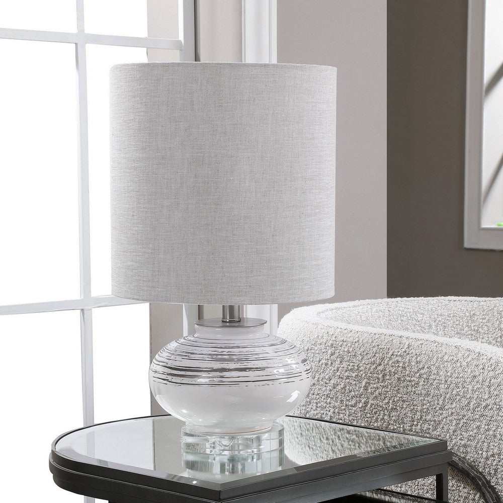 Uttermost Lenta Off-White Accent Lamp By Casagear Home UT-28443-1