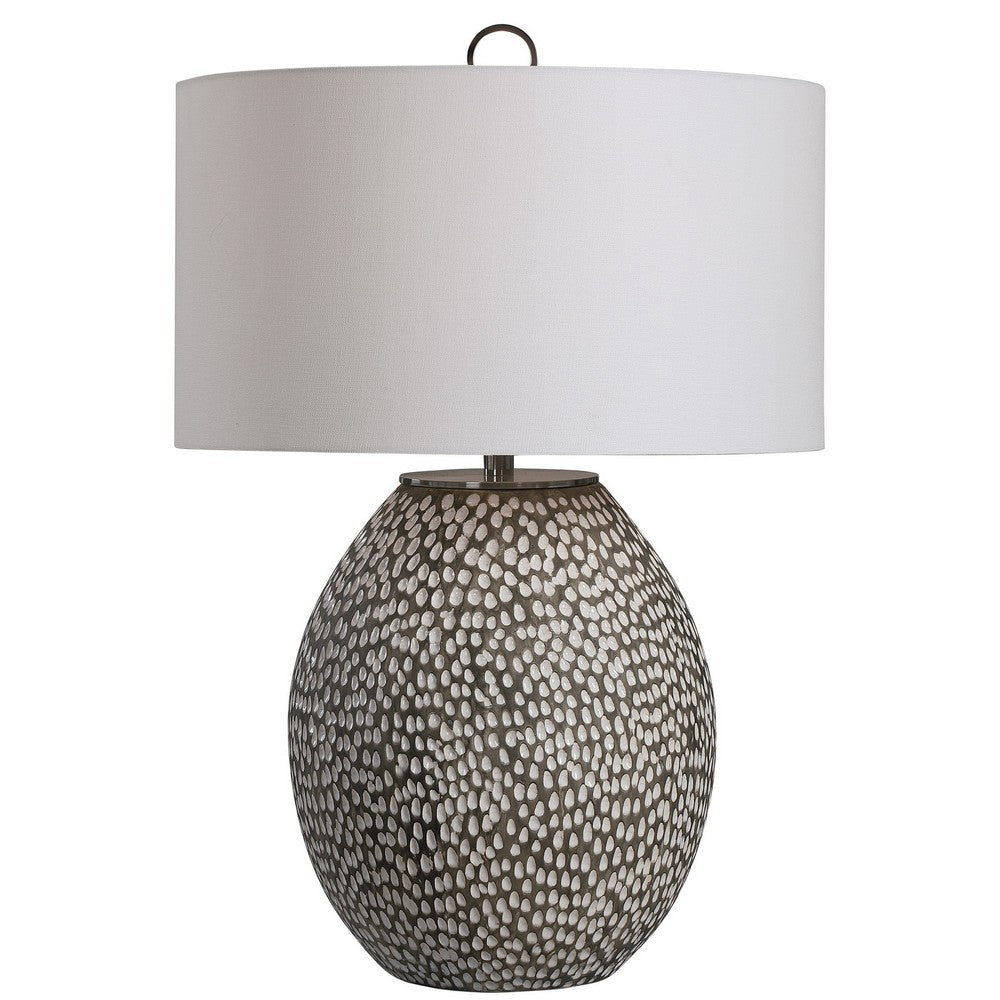 Uttermost Cyprien Gray White Table Lamp By Casagear Home