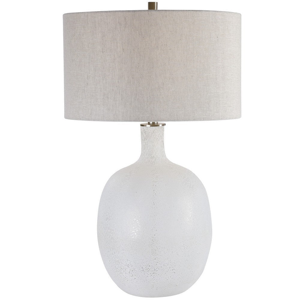 Uttermost Whiteout Mottled Glass Table Lamp By Casagear Home