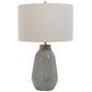 Uttermost Monacan Gray Textured Table Lamp By Casagear Home UT-28484-1