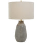 Uttermost Monacan Gray Textured Table Lamp By Casagear Home