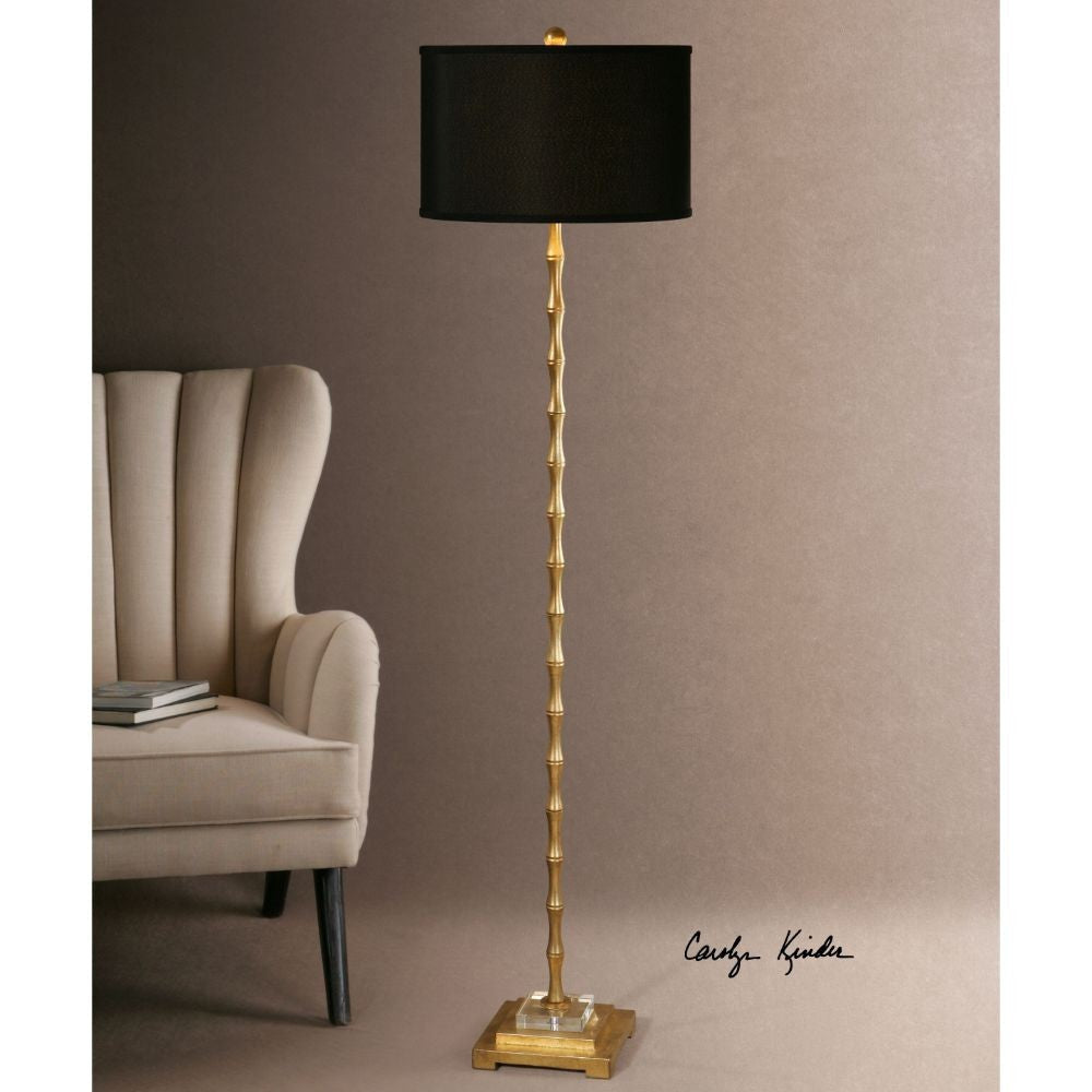 Uttermost Quindici Metal Bamboo Floor Lamp By Casagear Home UT-28598-1