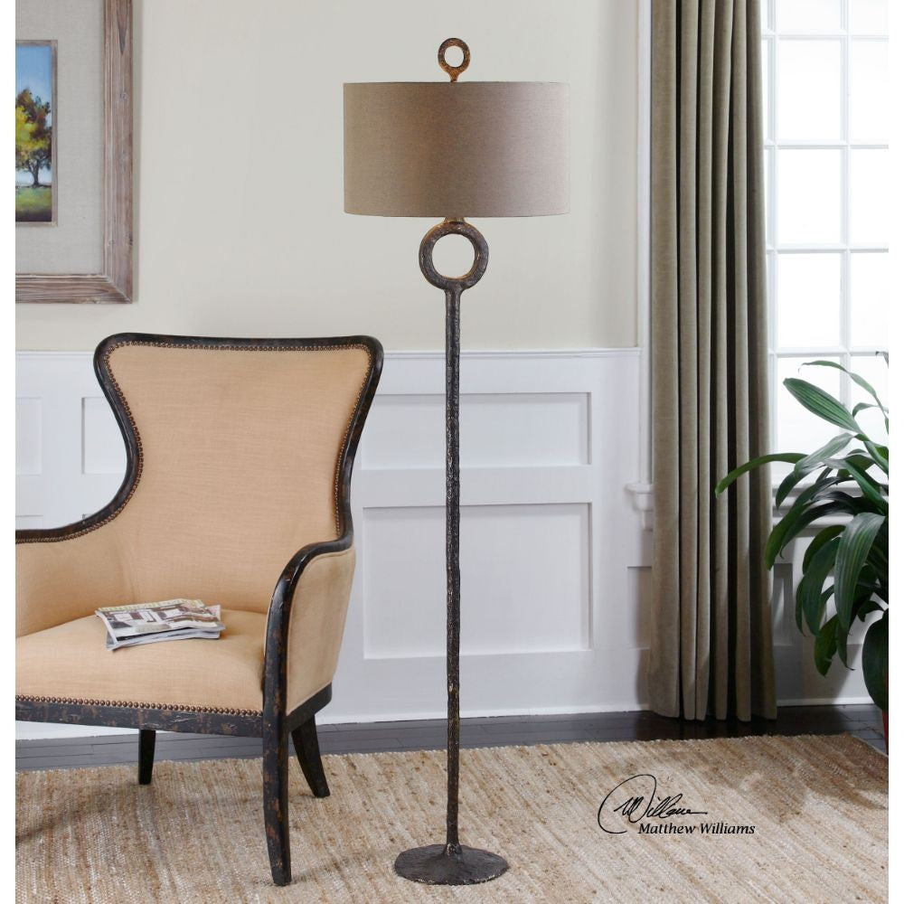 Uttermost Ferro Cast Iron Floor Lamp By Casagear Home UT-28633