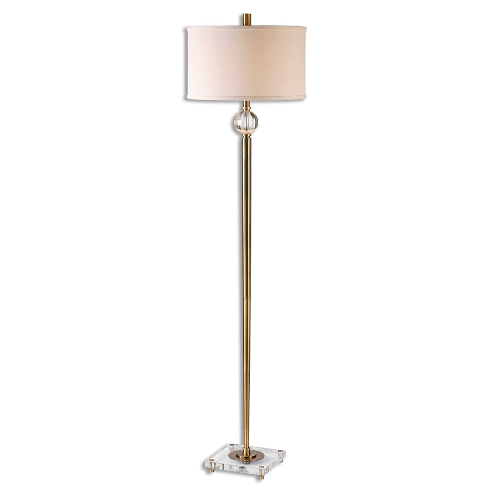 Uttermost Mesita Brass Floor Lamp By Casagear Home