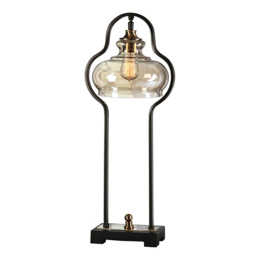 Uttermost Cotulla Aged Black Desk Lamp By Casagear Home