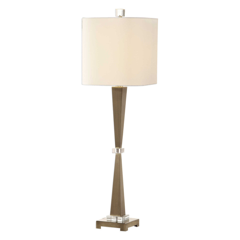 Uttermost Niccolai Antiqued Nickel Lamp By Casagear Home