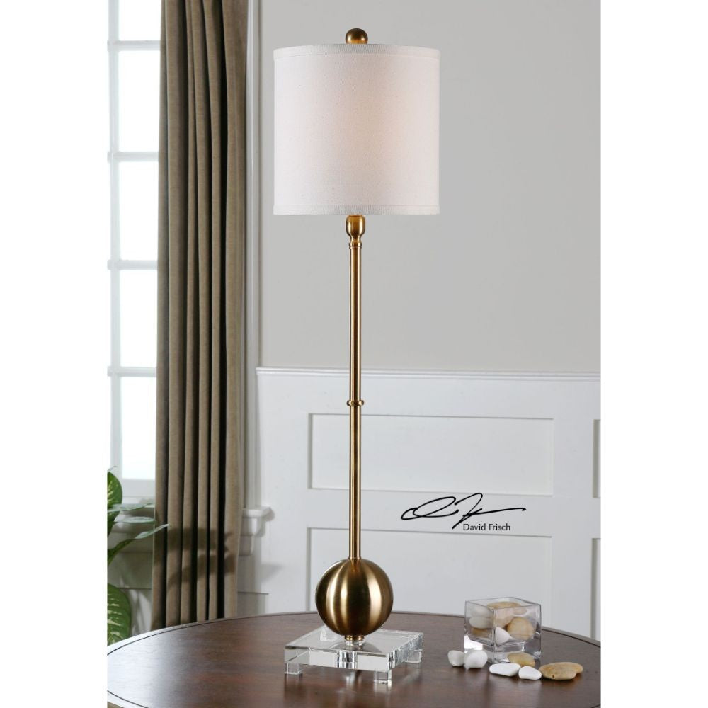 Uttermost Laton Brass Buffet Lamp By Casagear Home UT-29935-1