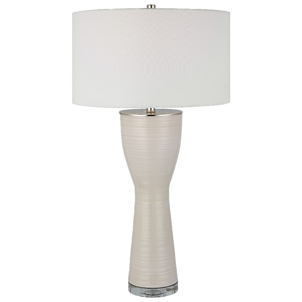 Uttermost Amphora Off-White Glaze Table Lamp By Casagear Home