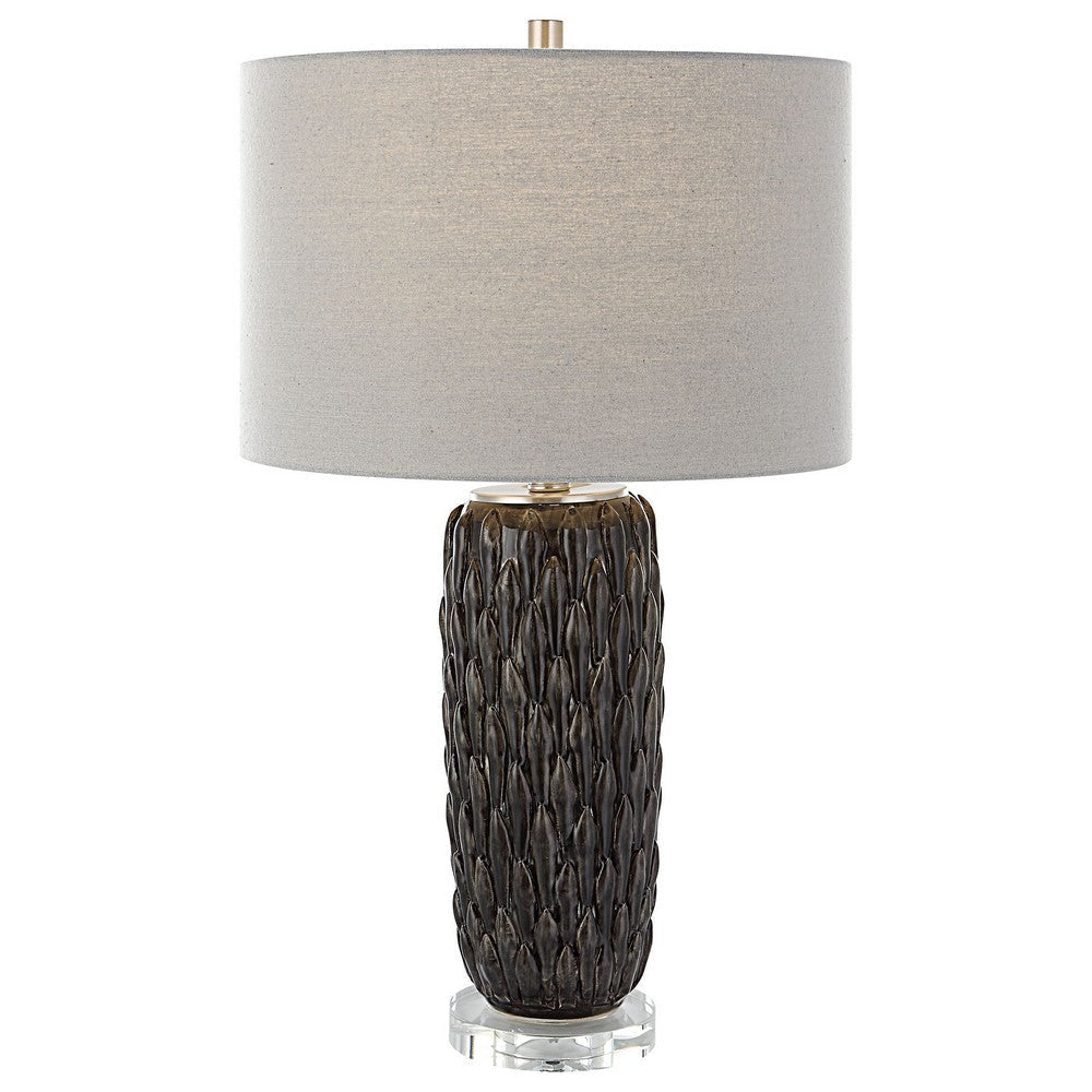 Uttermost Cabrillo Gray Glaze Accent Lamp By Casagear Home