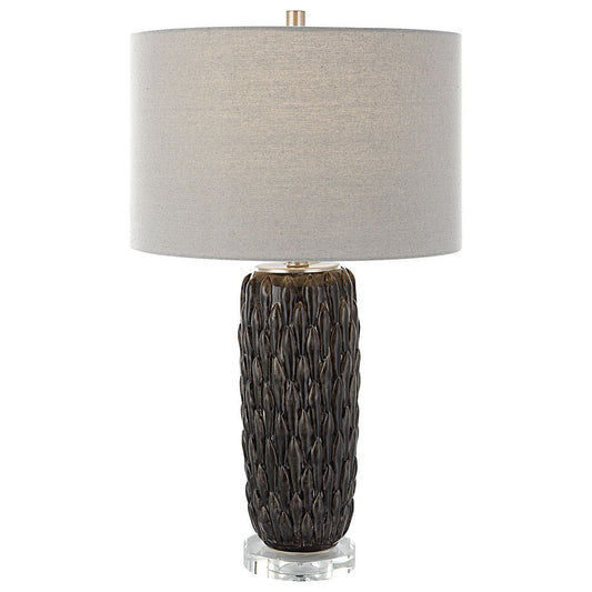 Uttermost Cabrillo Gray Glaze Accent Lamp By Casagear Home