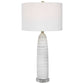 Uttermost Levadia Matte White Table Lamp By Casagear Home UT-30004-1