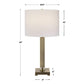 Uttermost Duomo Brass Table Lamp By Casagear Home UT-30014-1