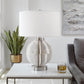 Uttermost Repetition White Marble Table Lamp By Casagear Home UT-30015-1