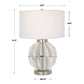 Uttermost Repetition White Marble Table Lamp By Casagear Home UT-30015-1