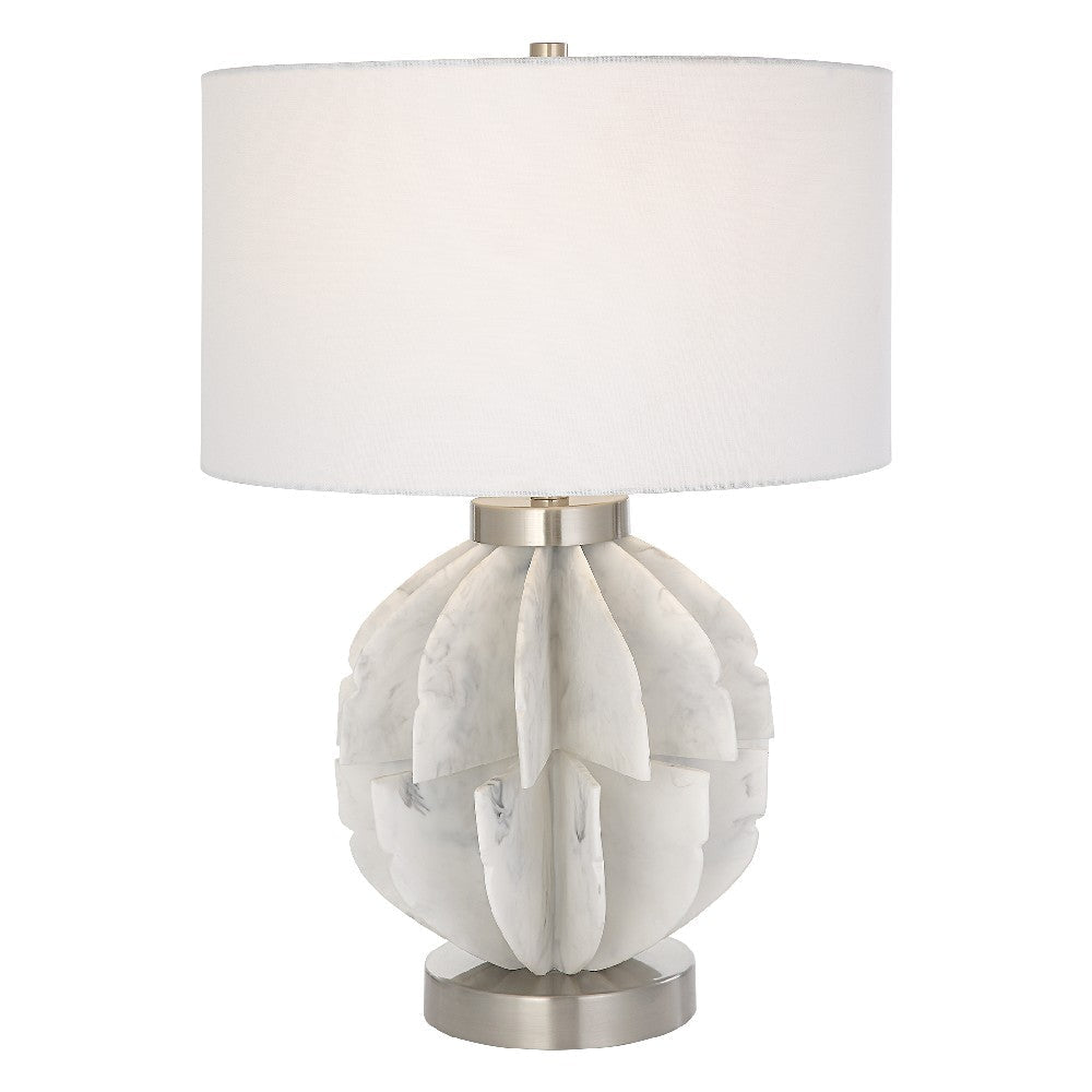 Uttermost Repetition White Marble Table Lamp By Casagear Home