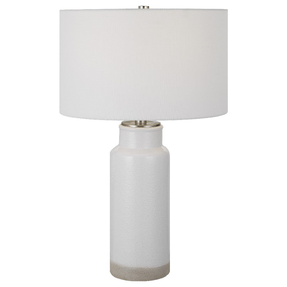 Uttermost Albany White Farmhouse Table Lamp By Casagear Home UT-30038