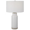 Uttermost Albany White Farmhouse Table Lamp By Casagear Home UT-30038