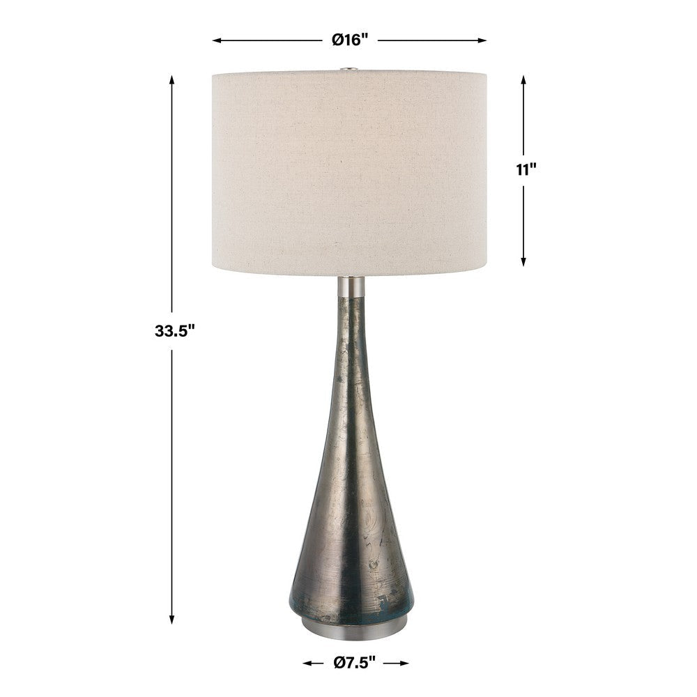 Uttermost Contour Metallic Glass Table Lamp By Casagear Home UT-30039