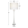 Uttermost Fountain White Marble Buffet Lamp By Casagear Home UT-30040