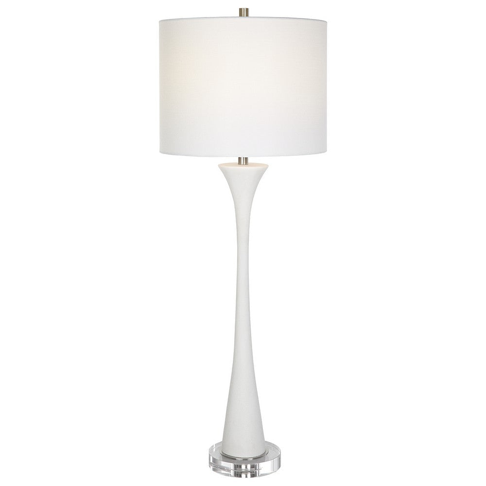 Uttermost Fountain White Marble Buffet Lamp By Casagear Home