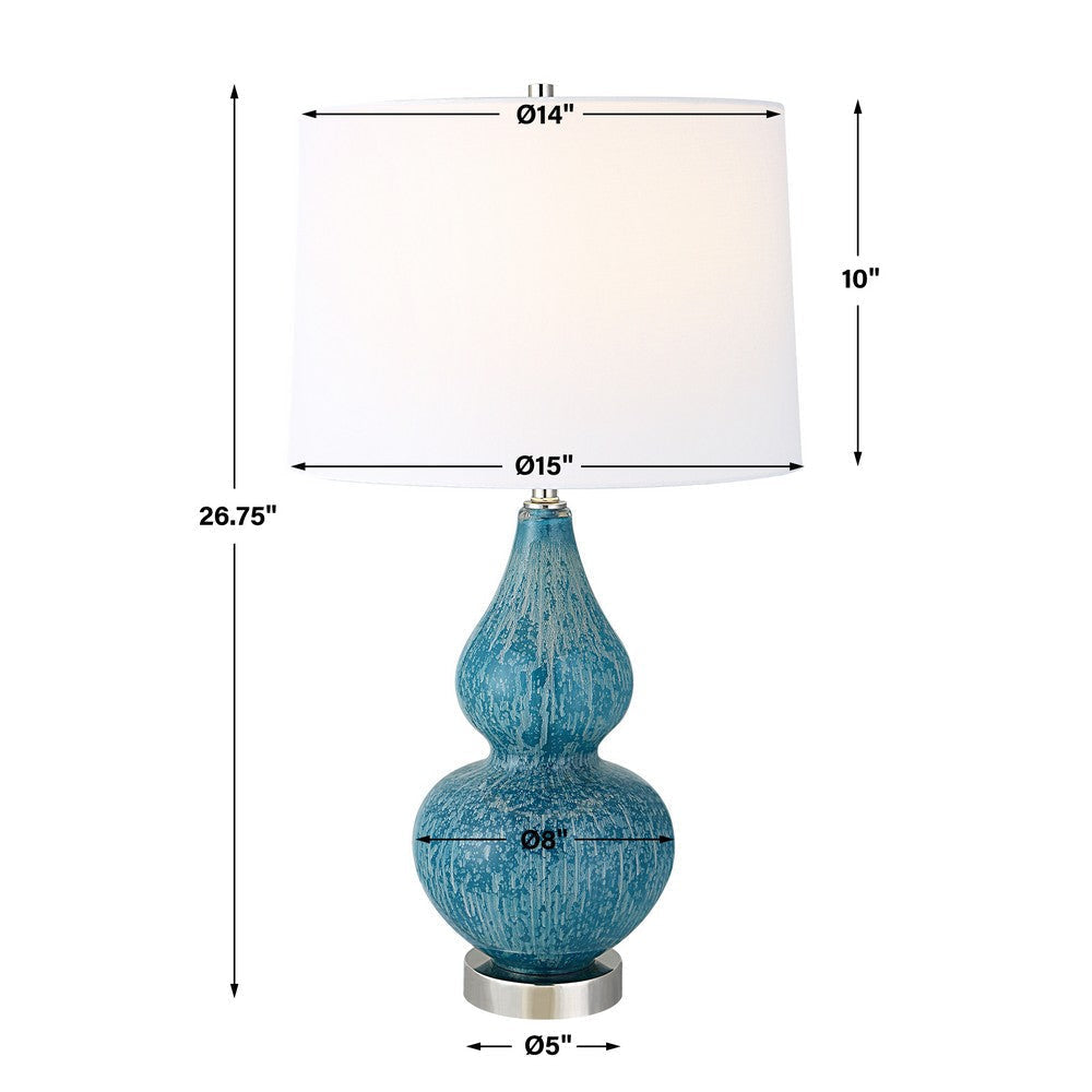 Uttermost Avalon Blue Table Lamp By Casagear Home UT-30052-1