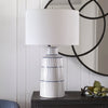 Uttermost Breton Nautical Stripe Table Lamp By Casagear Home UT-30059-1