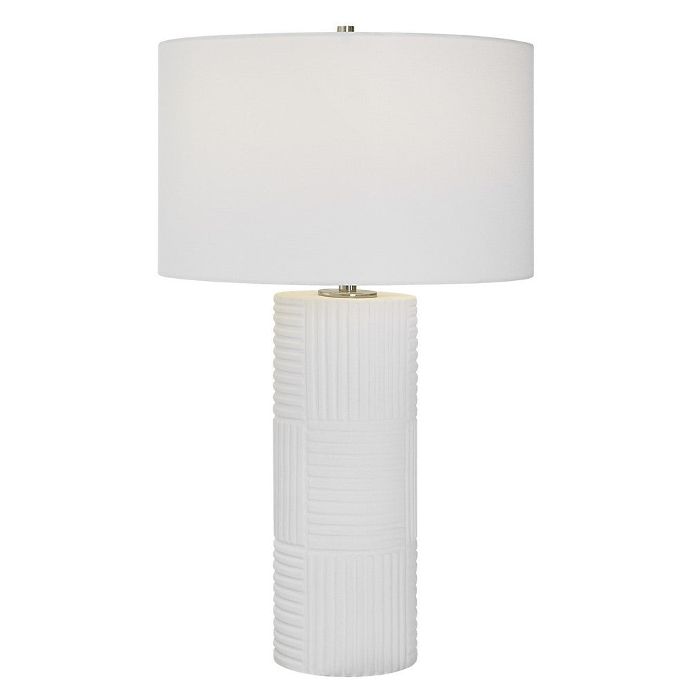 Uttermost Patchwork White Table Lamp By Casagear Home