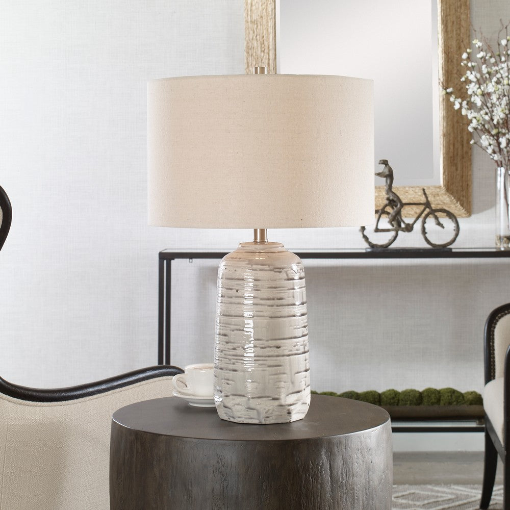 Uttermost Cyclone Ivory Table Lamp By Casagear Home UT-30069-1