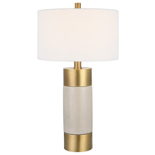 Uttermost Adelia Ivory & Brass Table Lamp By Casagear Home