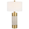 Uttermost Adelia Ivory & Brass Table Lamp By Casagear Home