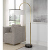 Uttermost Huxford Brass Arch Floor Lamp By Casagear Home UT-30136-1