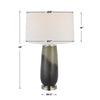 Uttermost Campa Gray-Blue Table Lamp By Casagear Home UT-30143