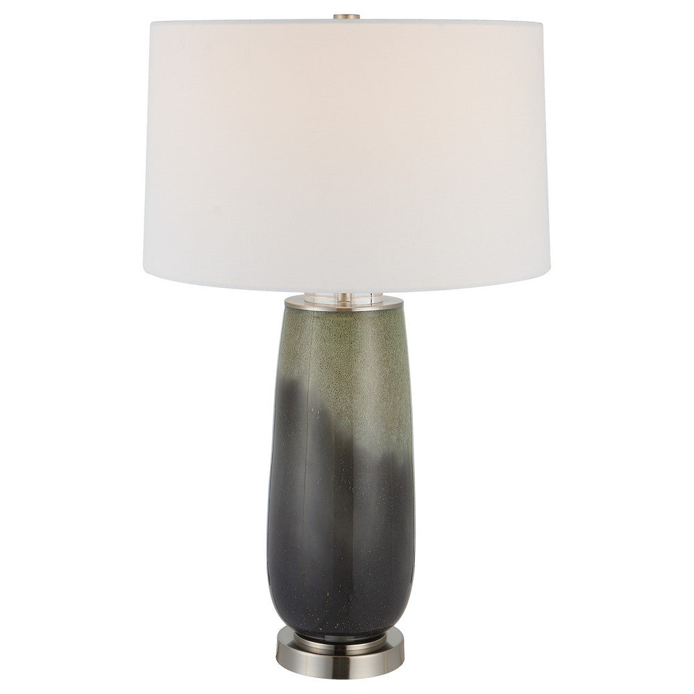 Uttermost Campa Gray-Blue Table Lamp By Casagear Home