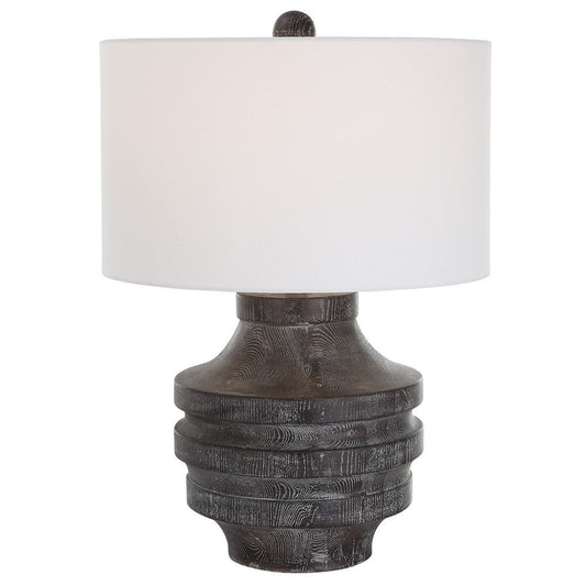 Uttermost Timber Carved Wood Table Lamp By Casagear Home