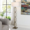 Uttermost Link Brushed Gold Floor Lamp By Casagear Home UT-30148