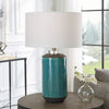 Uttermost Maui Aqua Blue Table Lamp By Casagear Home UT-30151-1