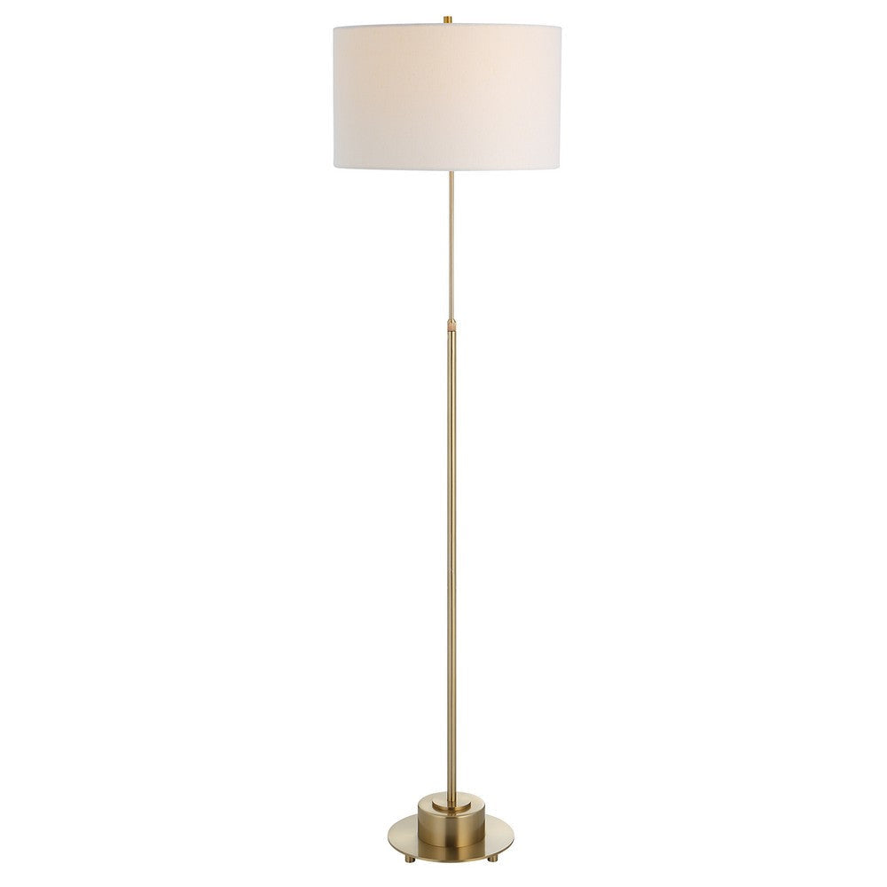 Uttermost Prominence Brass Floor Lamp By Casagear Home