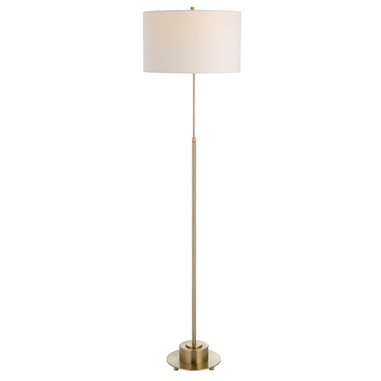 Uttermost Prominence Brass Floor Lamp By Casagear Home