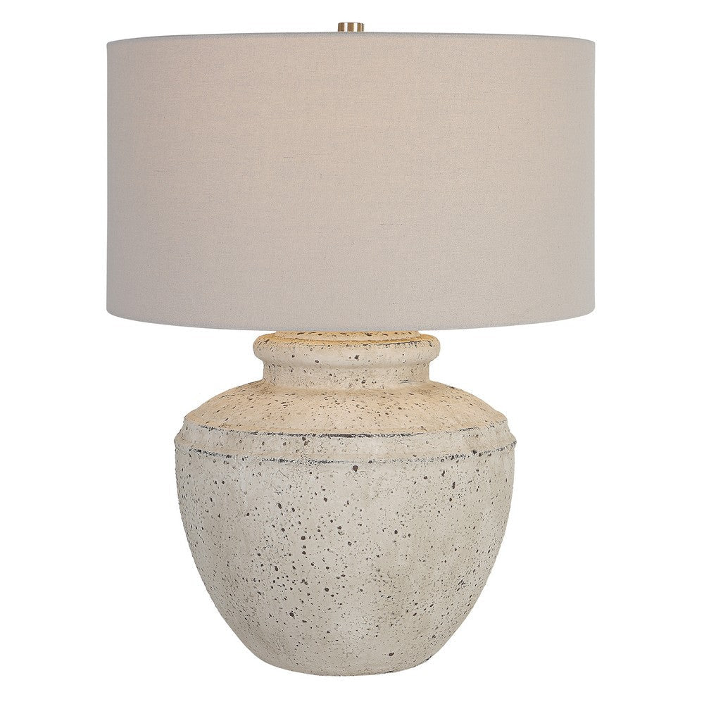 Uttermost Artifact Aged Stone Table Lamp By Casagear Home