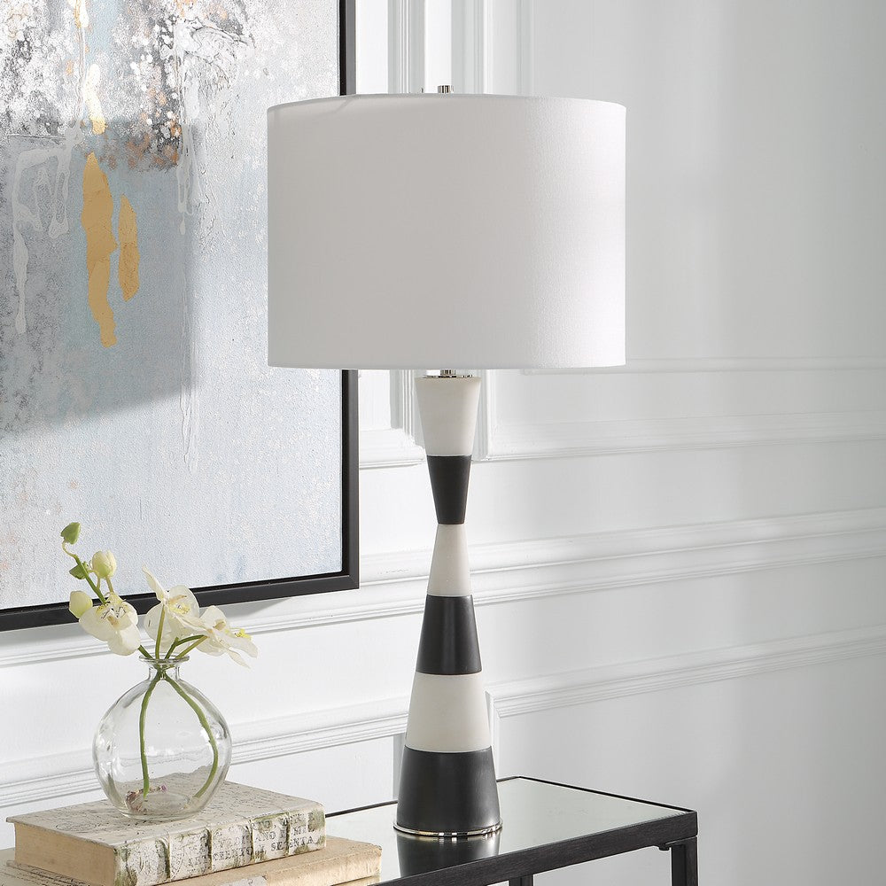 Uttermost Bandeau Banded Stone Table Lamp By Casagear Home UT-30165-1