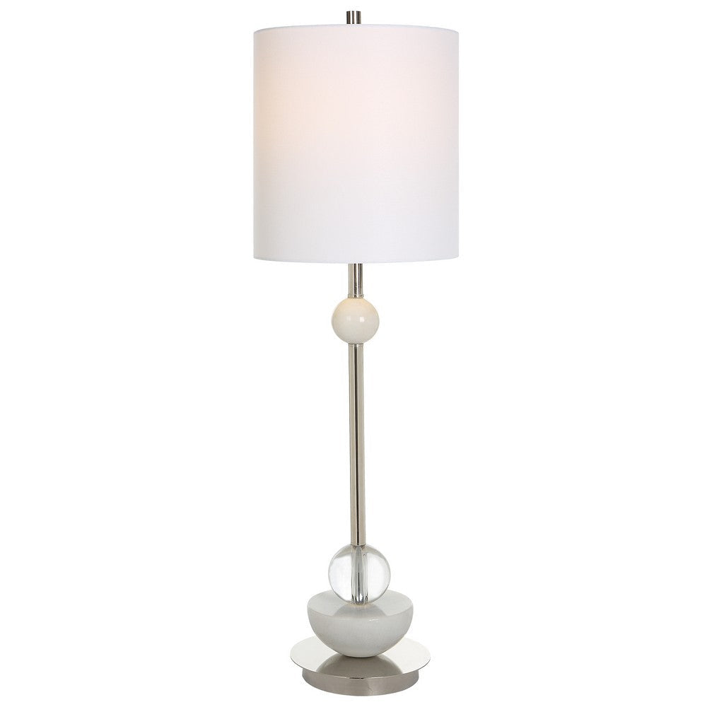 Uttermost Exposition Nickel Buffet Lamp By Casagear Home