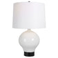 Uttermost Collar Gloss White Table Lamp By Casagear Home