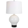 Uttermost Collar Gloss White Table Lamp By Casagear Home