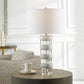 Uttermost Band Together Crystal & Wood Table Lamp By Casagear Home UT-30192