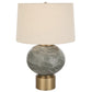 Uttermost Lunia Gray Glass Table Lamp By Casagear Home