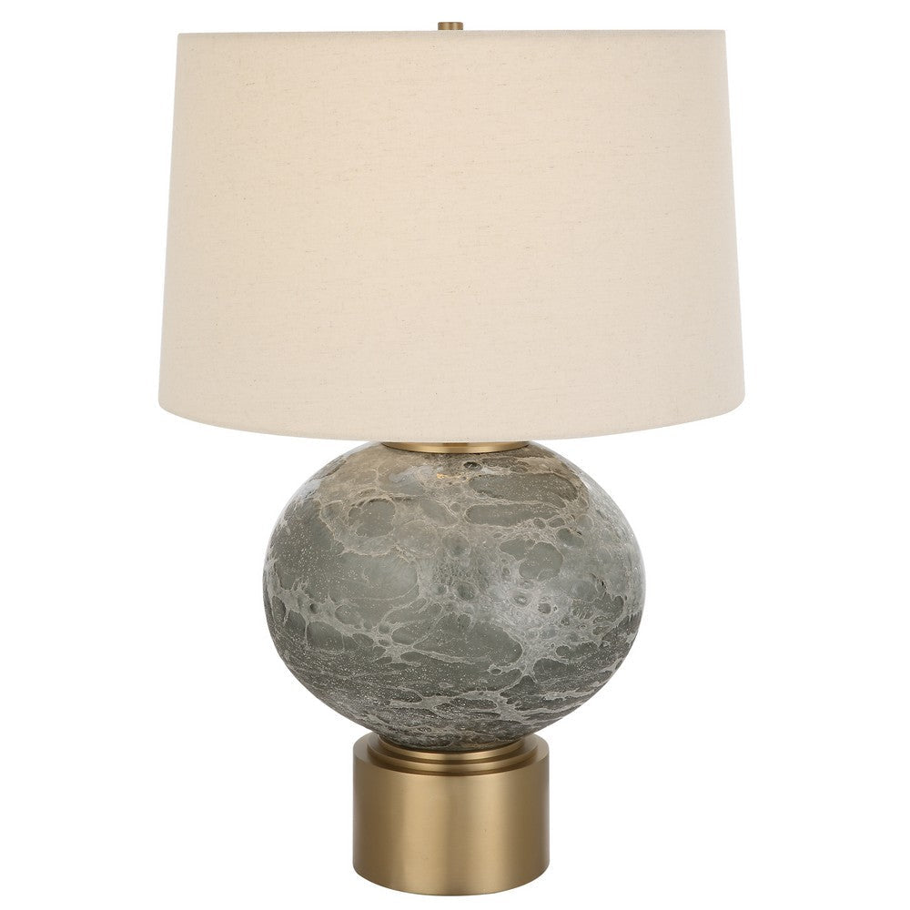 Uttermost Lunia Gray Glass Table Lamp By Casagear Home